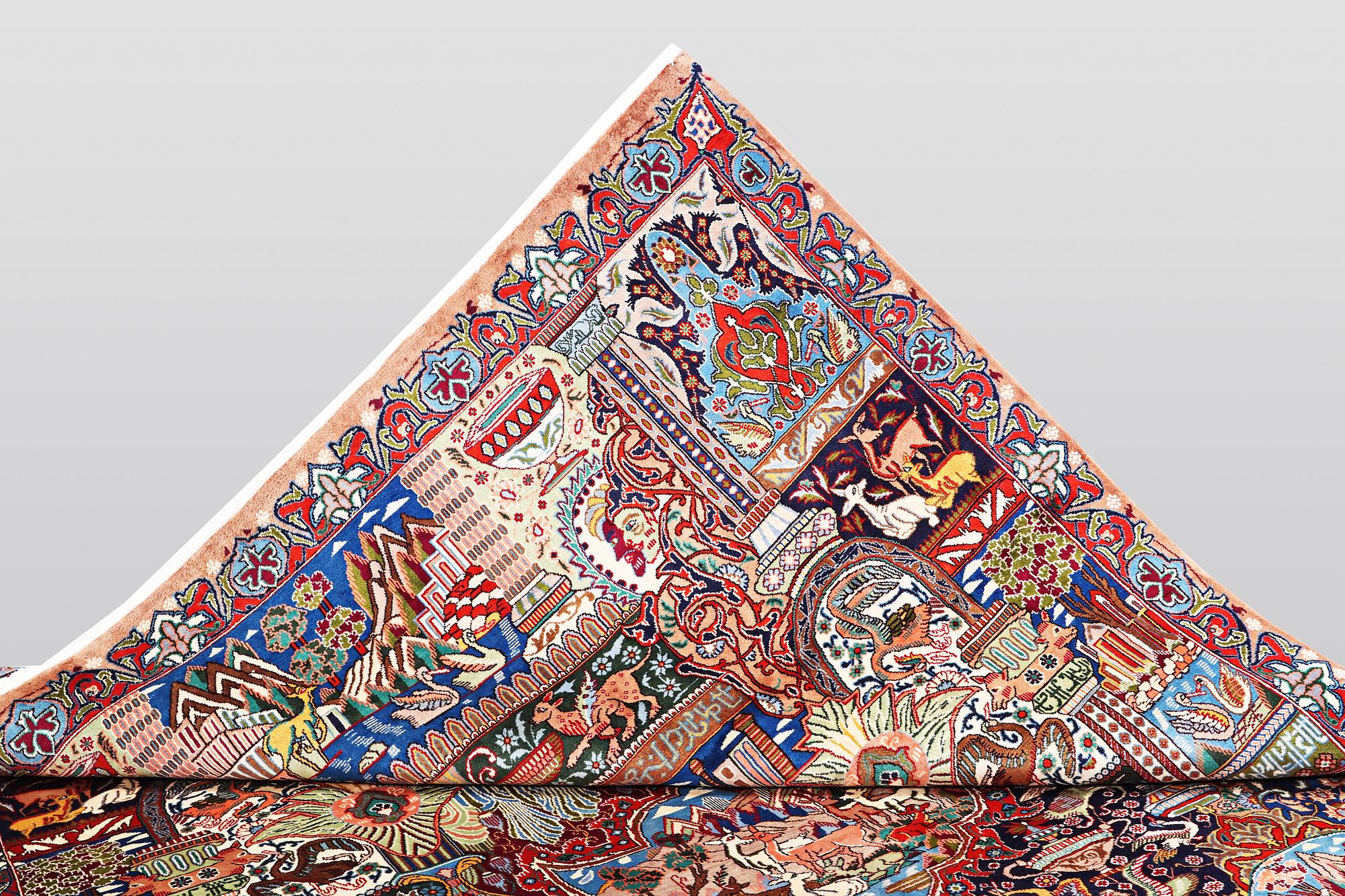 A carpet, Kashmar, ca 390 x 300 cm.