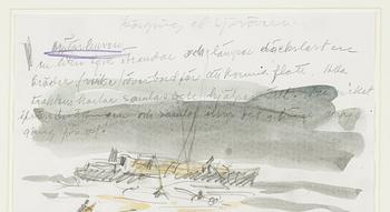 Gösta Werner, "Bärgning el sjöröveri".