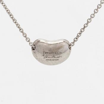 Tiffany & Co, Elsa Peretti, a platinum and diamond "Bean" necklace.