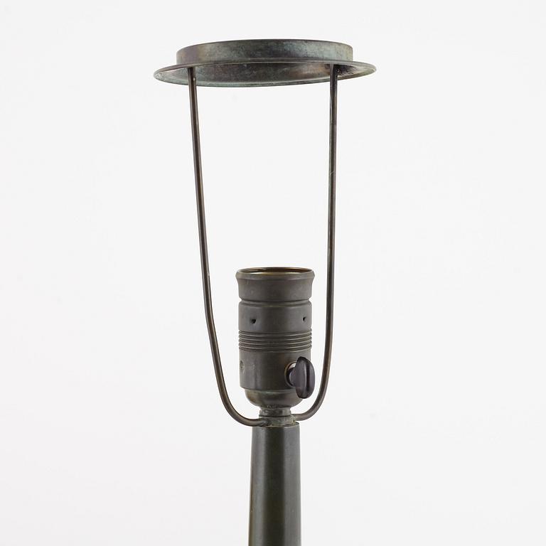 A bronze table light, Ciselörer Nyköping, 1930's.