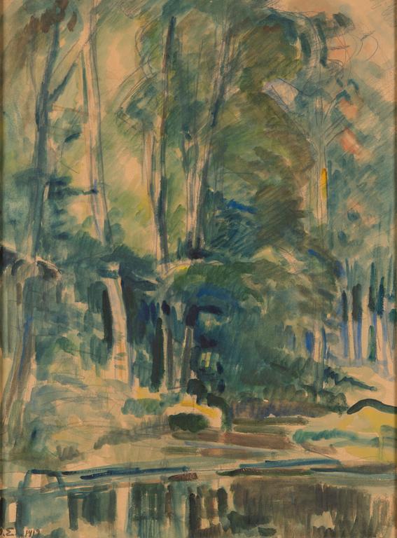 Magnus Enckell, Skogen vid dammen.