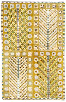 190. Marianne Richter, A CARPET, "Gula trädet", knotted pile, ca 224,5 x 143 cm, signed AB MMF MR.