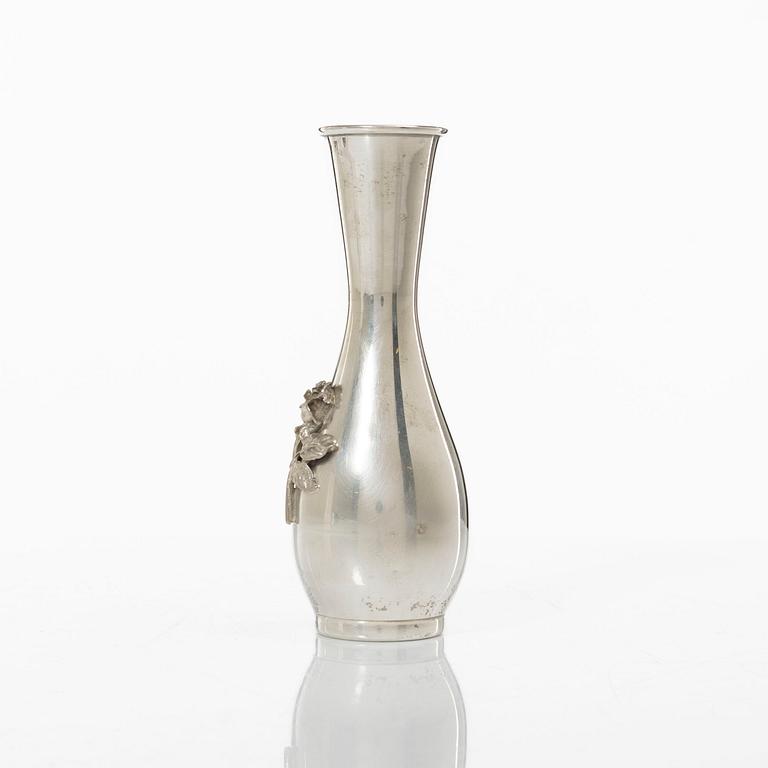 Small vase, sterling silver, 20th century.