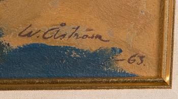 WERNER ÅSTRÖM, olja på pannå, signerad och daterad -63.