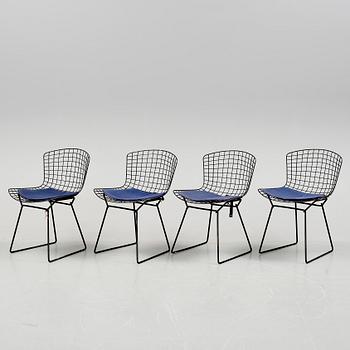 STOLAR, 4 st, "Sidechair", Harry Bertoia, Knoll, 1950-60-tal.