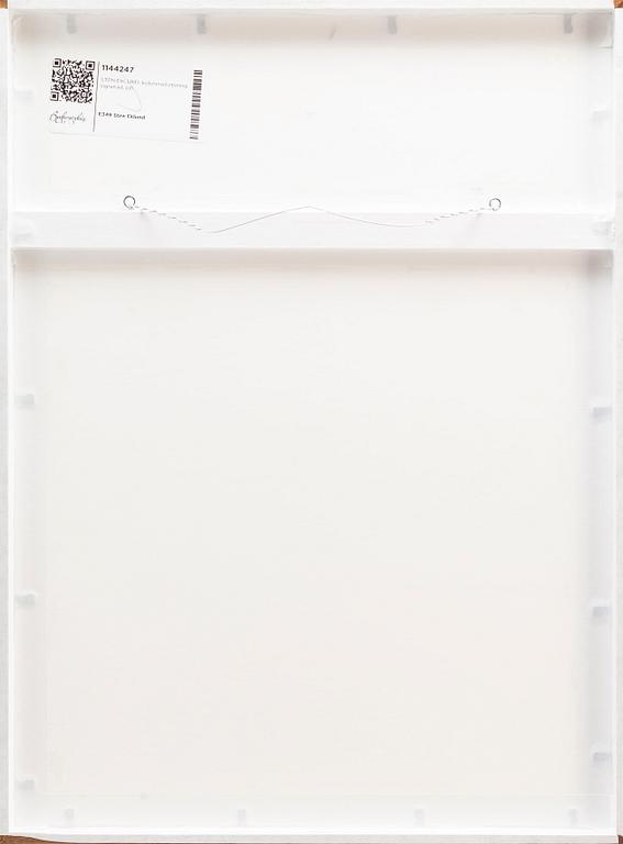 STEN EKLUND, hand colored etching, signed.