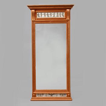 SPEGEL, sengustaviansk, omkring år 1800.