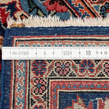 A semi-antique Kashan rug, approximately 200 x 134 cm.