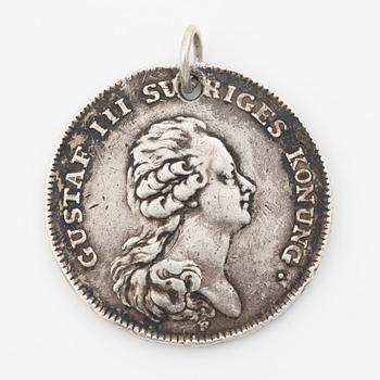 Medal of Valour, 1789 model, silver.
