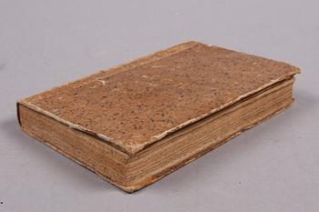 BOK, "Engelska åkermannen och fåraherden eller åkerbrukskonsten..." av Jacob Serenius, Stockholm 1727.