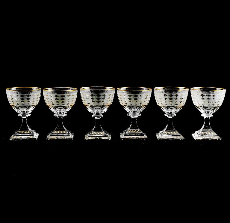 CHAMPAGNEGLAS, 6 st, "Odelberg", Kosta.