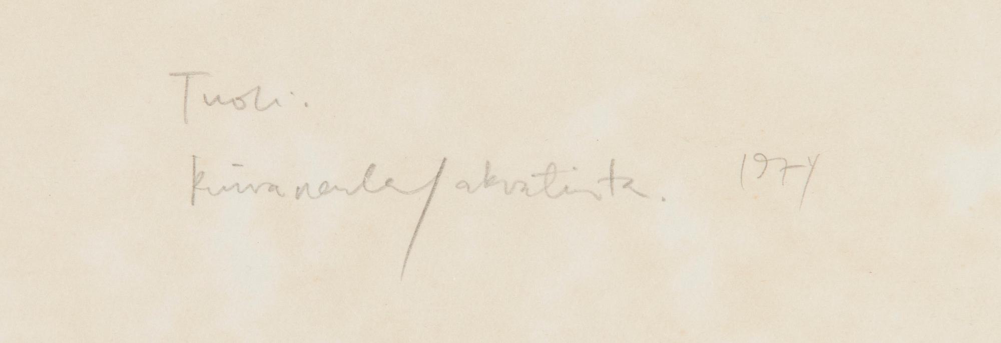 Pentti Kaskipuro, "Chair".