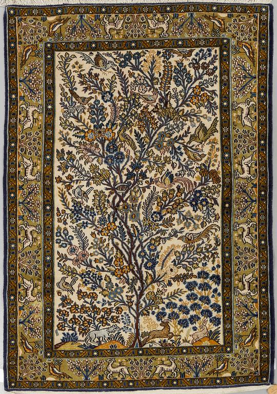 MATTA, Ghom, part silk. Ca 158x106.