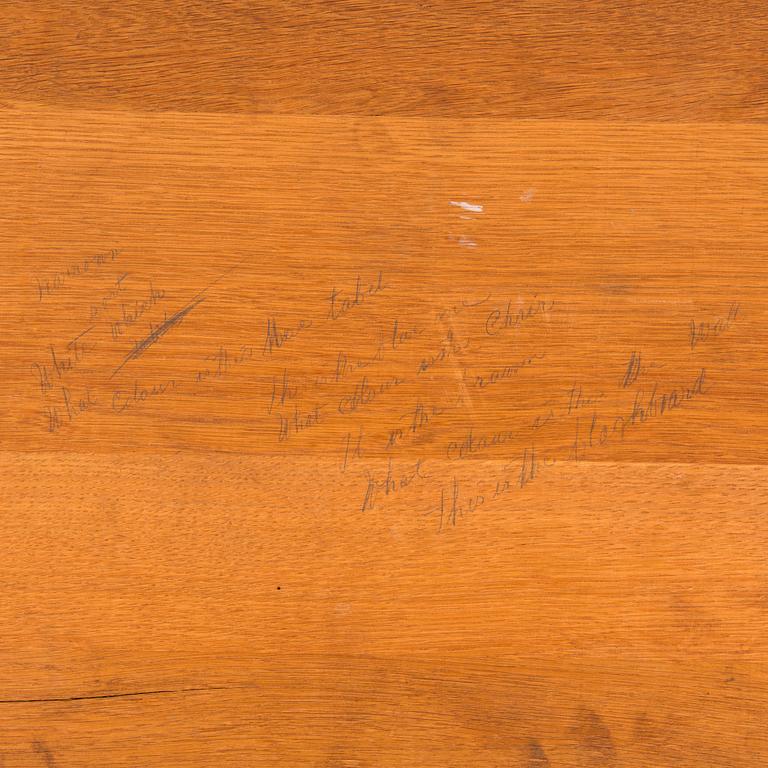 Eliel Saarinen, a side table for the Finnish State Railways, early 20th century,