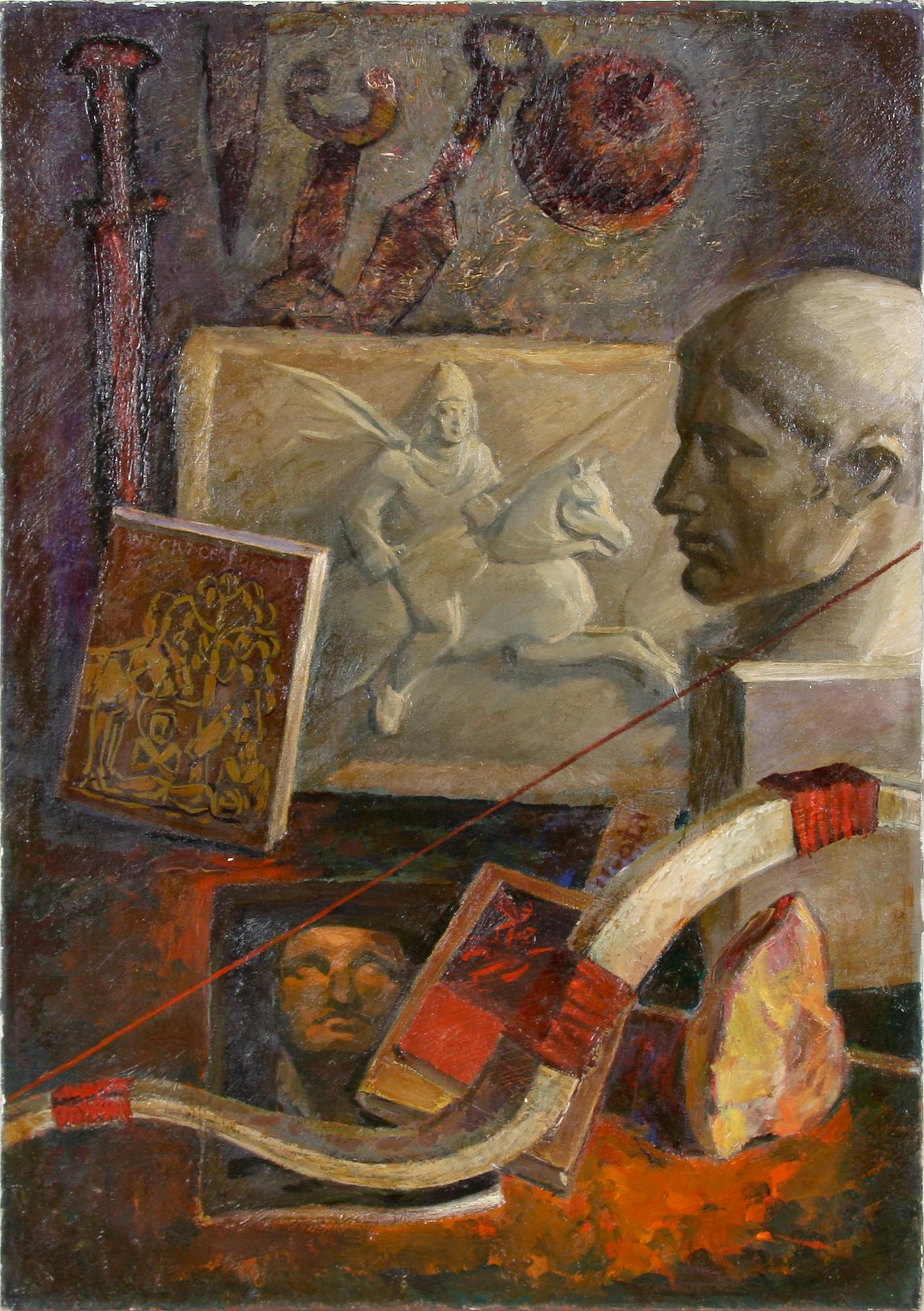 OKÄND KONSTNÄR, olja på duk, sign a tergo, Ryssland.