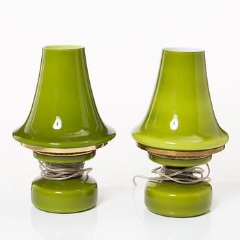 Hans-Agne Jakobsson, table lamps, a pair, model B124, Hans-Agne Jakobsson AB, Markaryd, second half of the 20th century.