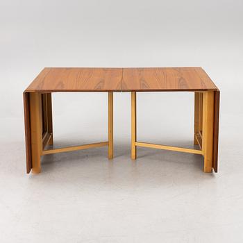 Bruno Mathsson, a drop-leaf table, 'Maria Flap', Firma Karl Mathsson, Värnamo, second half of the 20th Century.