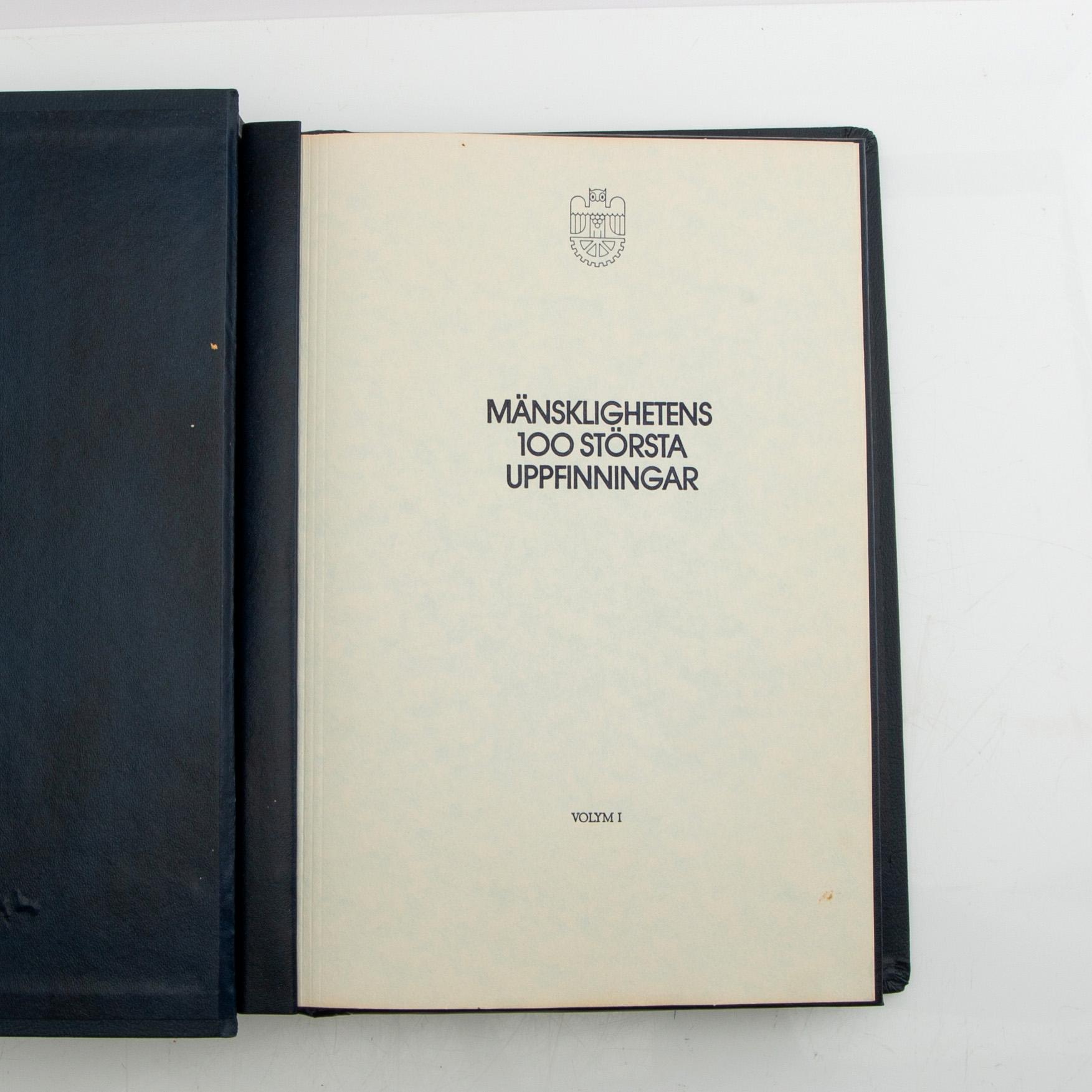 Minnesmyntsamling, 100 st, sterlingsilver, "Mänsklighetens 100 största uppfinningar", Franklin Mint.