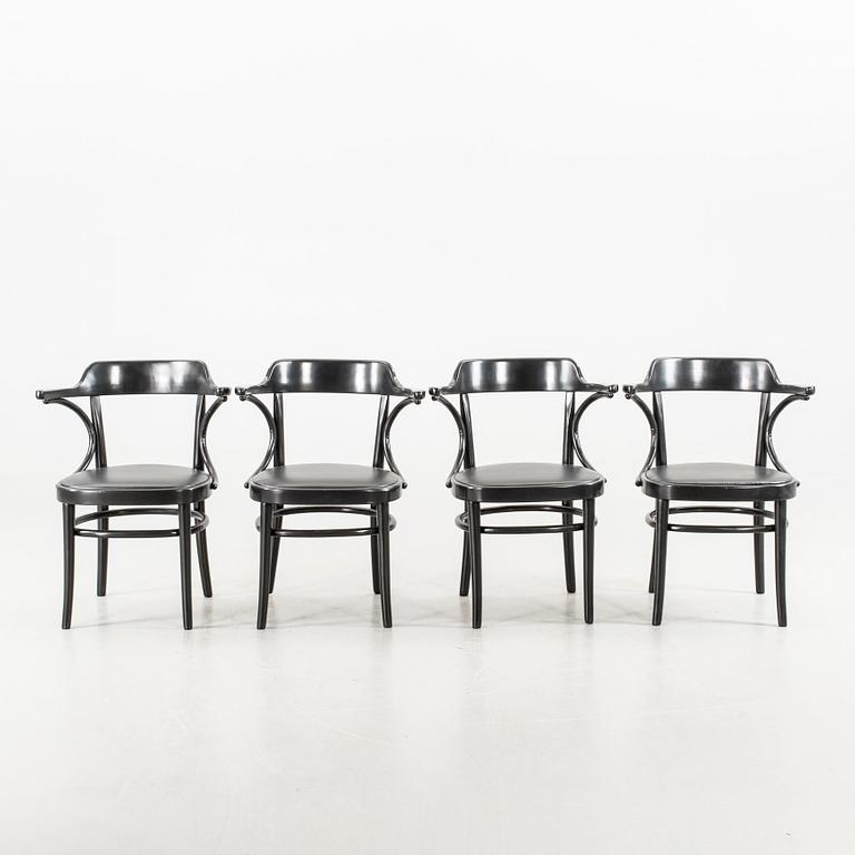 Axel Kandell, karmstolar, 4 st, "Cattelin", Gemla, Diö 1900-talets mitt.