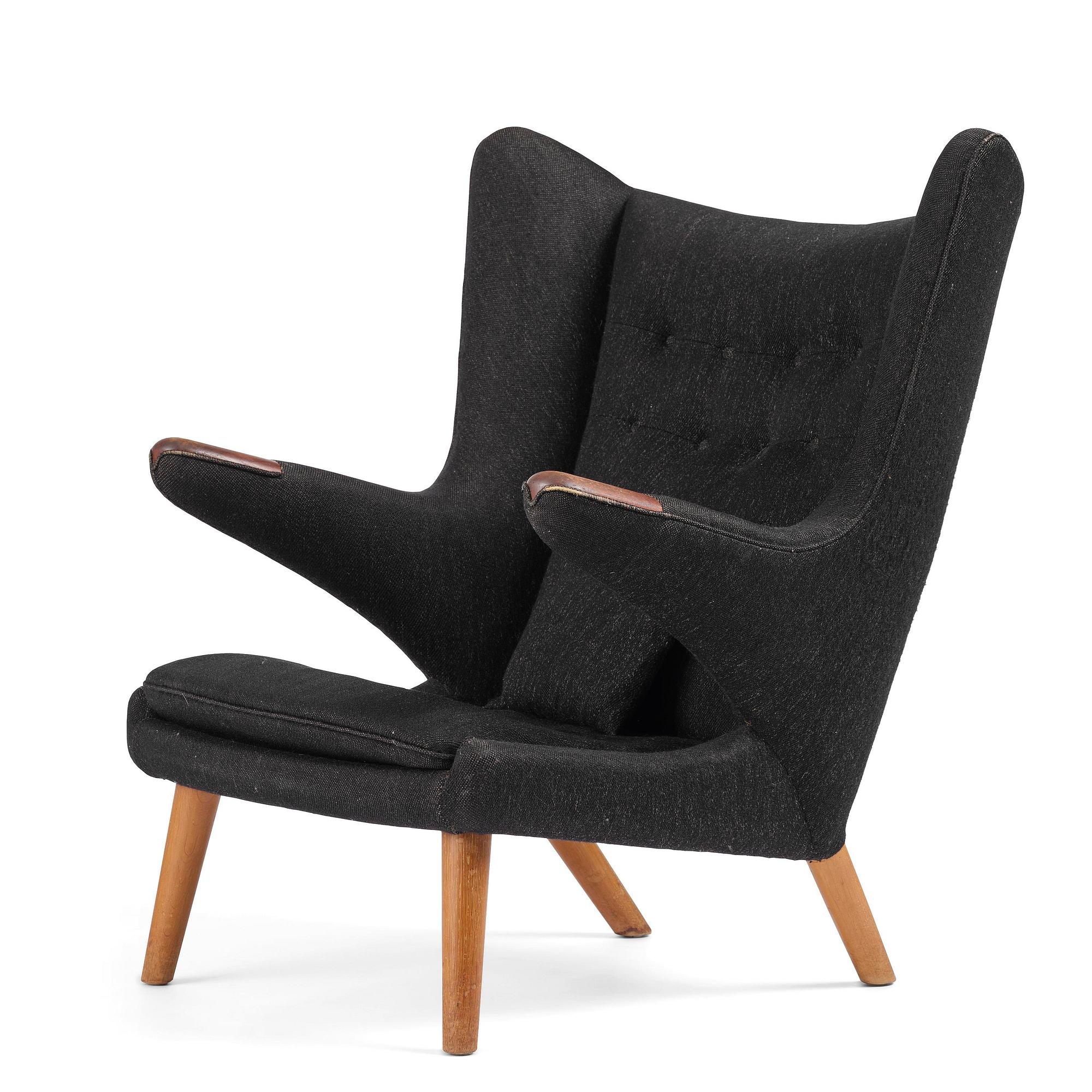 Hans J. Wegner, fåtölj, "Bamse", AP-stolen, Danmark, 1950-60-tal.
