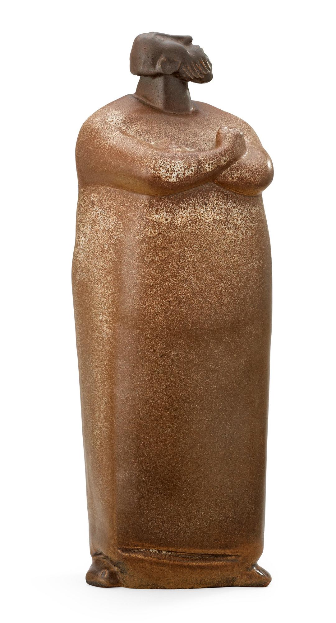 ÅKE HOLM, skulptur, biblisk figur, Höganäs 1960-tal.