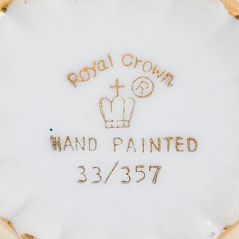 Mustaschkoppar, 24 par, porslin, bla England och Tyskland, 1800 och 1900-tal.