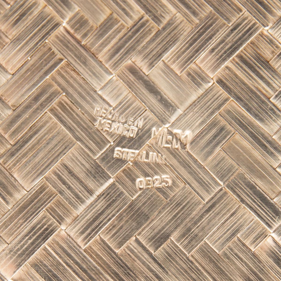 Basket, sterling silver, Mexico.