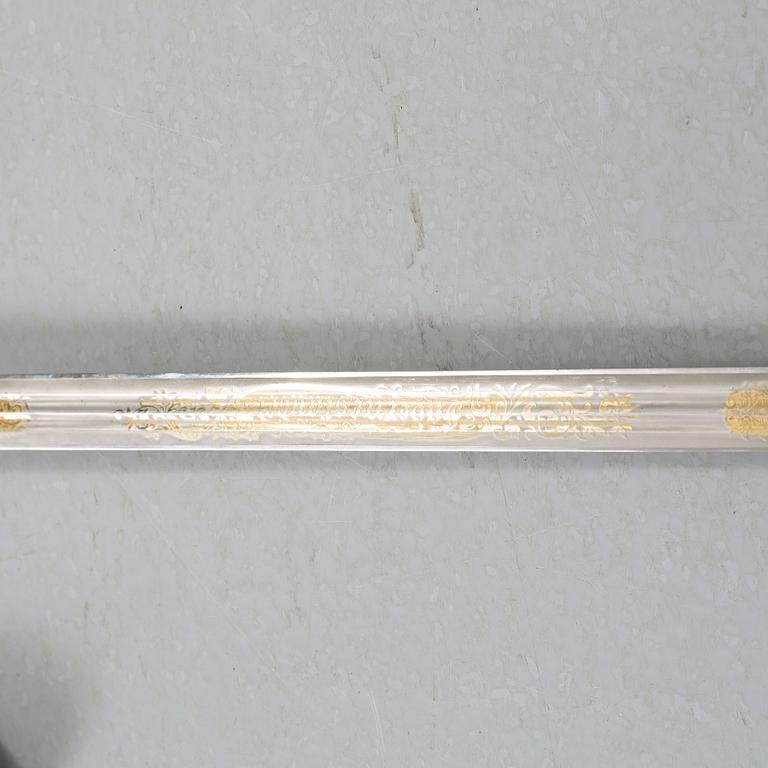 A sword for the swedish army, m/1899.