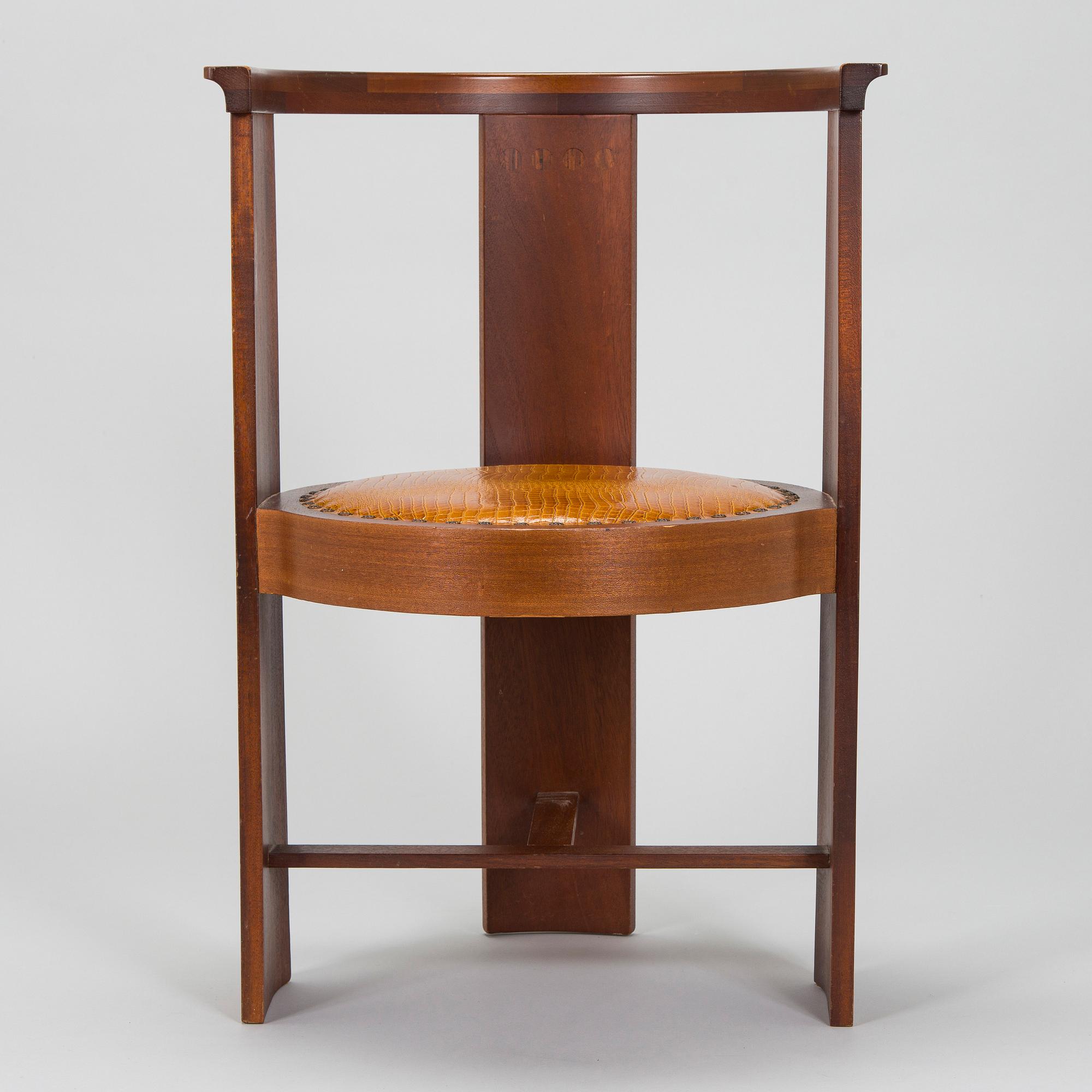 Eliel Saarinen, A prototype armchair 'Hannes' manufactured early 1980s.