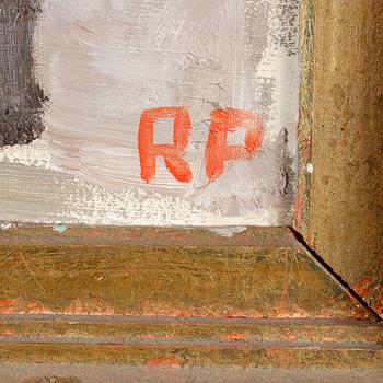 RAGNAR PERSON, olja på pannå, monogramsignerad.
