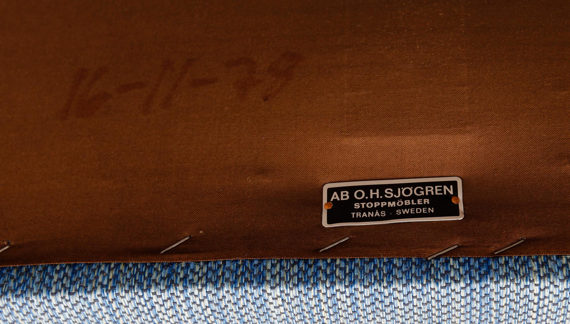 SOFFA, "Samsas", Carl Malmsten, AB O.H Sjögren, Tranås, 1900-talets andra hälft.