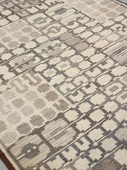 Alice Lund, Matta, rölakan, ca 255,5-256,5 x 189-191 cm, signerad AL.