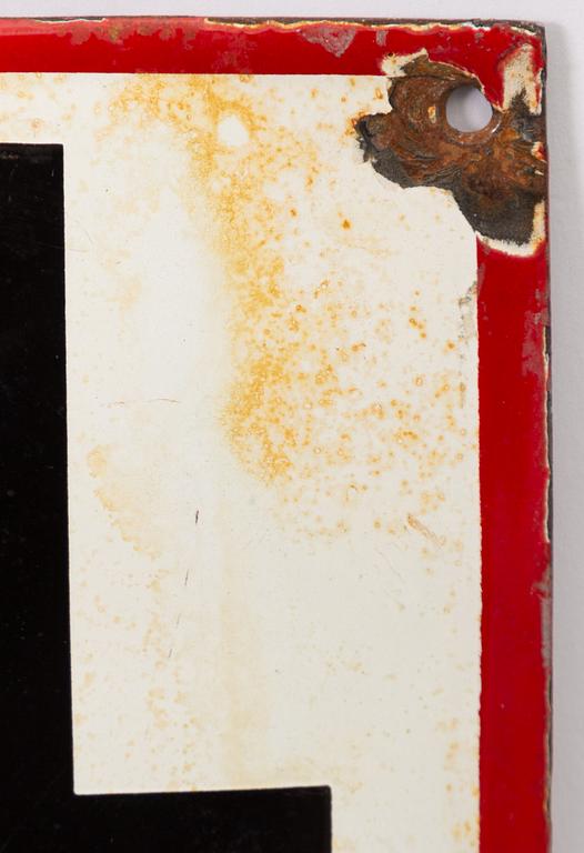 Emaljskylt, Dapol, Tyskland, 1930/40-tal.