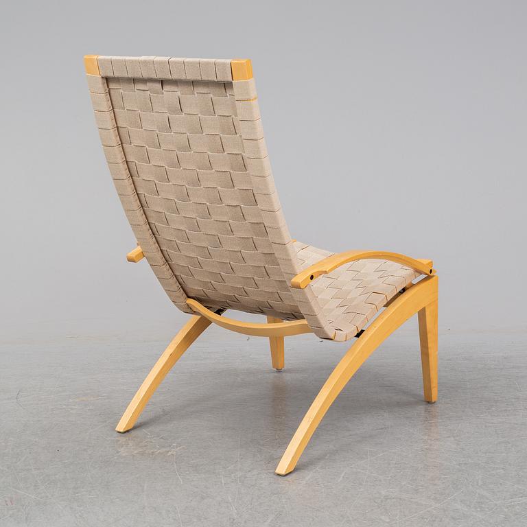 LASSE PETTERSSON & LENNART NOTMAN, a 'Kornett' birch easy chair, Swedese.
