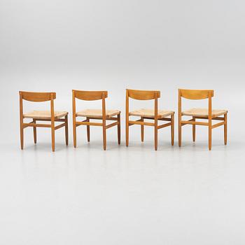 Børge Mogensen, four 'Öresund' chairs, AB Karl Andersson & Söner.