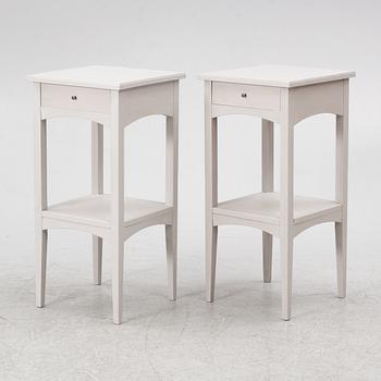 Nightstands, a pair, 20th century.