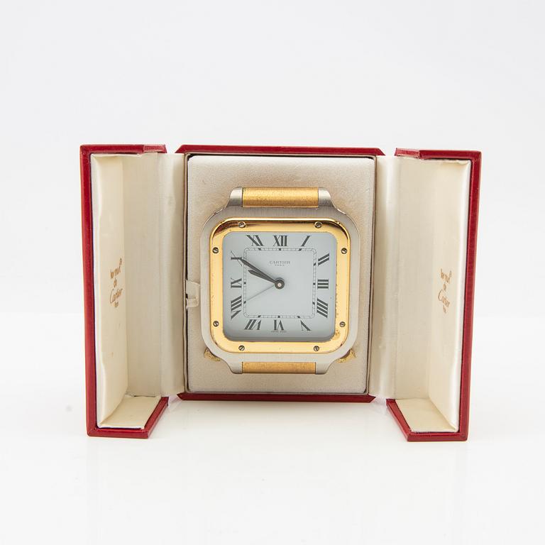 Cartier, travel / alarm clock, les must de Cartier, 1978.