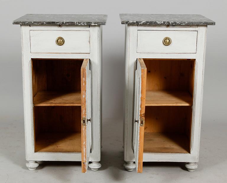 NATTDUKSBORD, 1 par, tidigt 1900-tal.