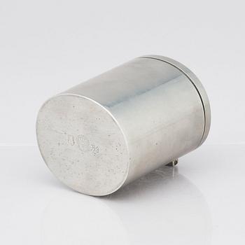 Estrid Ericson, a lidded pewter jar, Svenskt Tenn, Stockholm 1952.