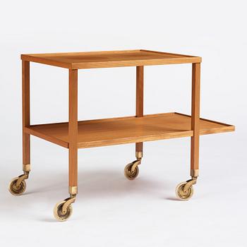 Josef Frank, a mahogany serving trolley, Svenskt Tenn, Sweden, model nr 470.