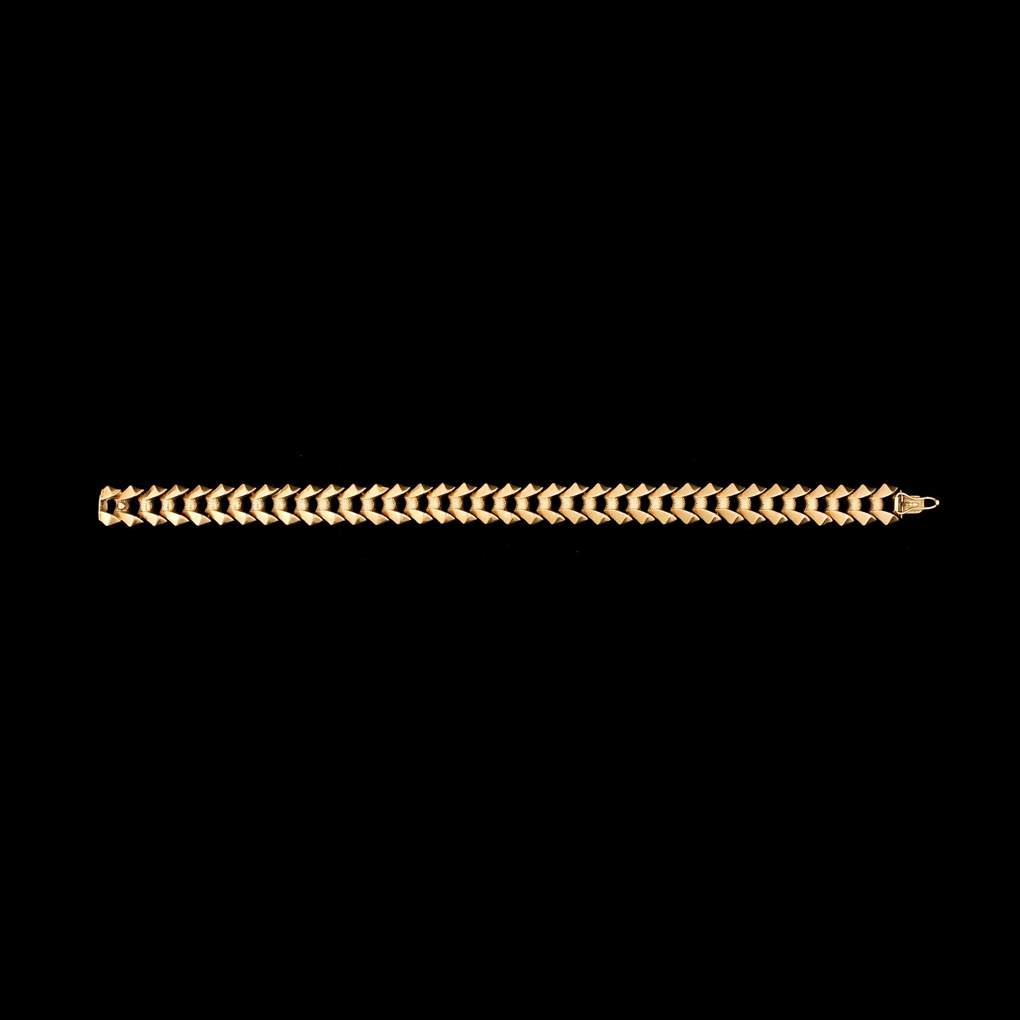 ARMBAND, 18k guld, Italien. Vikt ca18g.