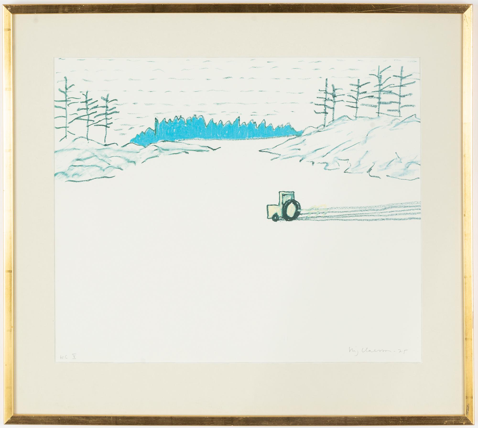 Slas (Stig Claesson), Tractor in the Field.