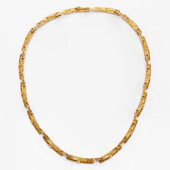 Björn Weckström, Kaulakoru "Tunturi", 14K kultaa. Lapponia 1965.
