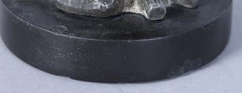 BORDSDEKORATION, patinerad zink, 1800-talets andra hälft.