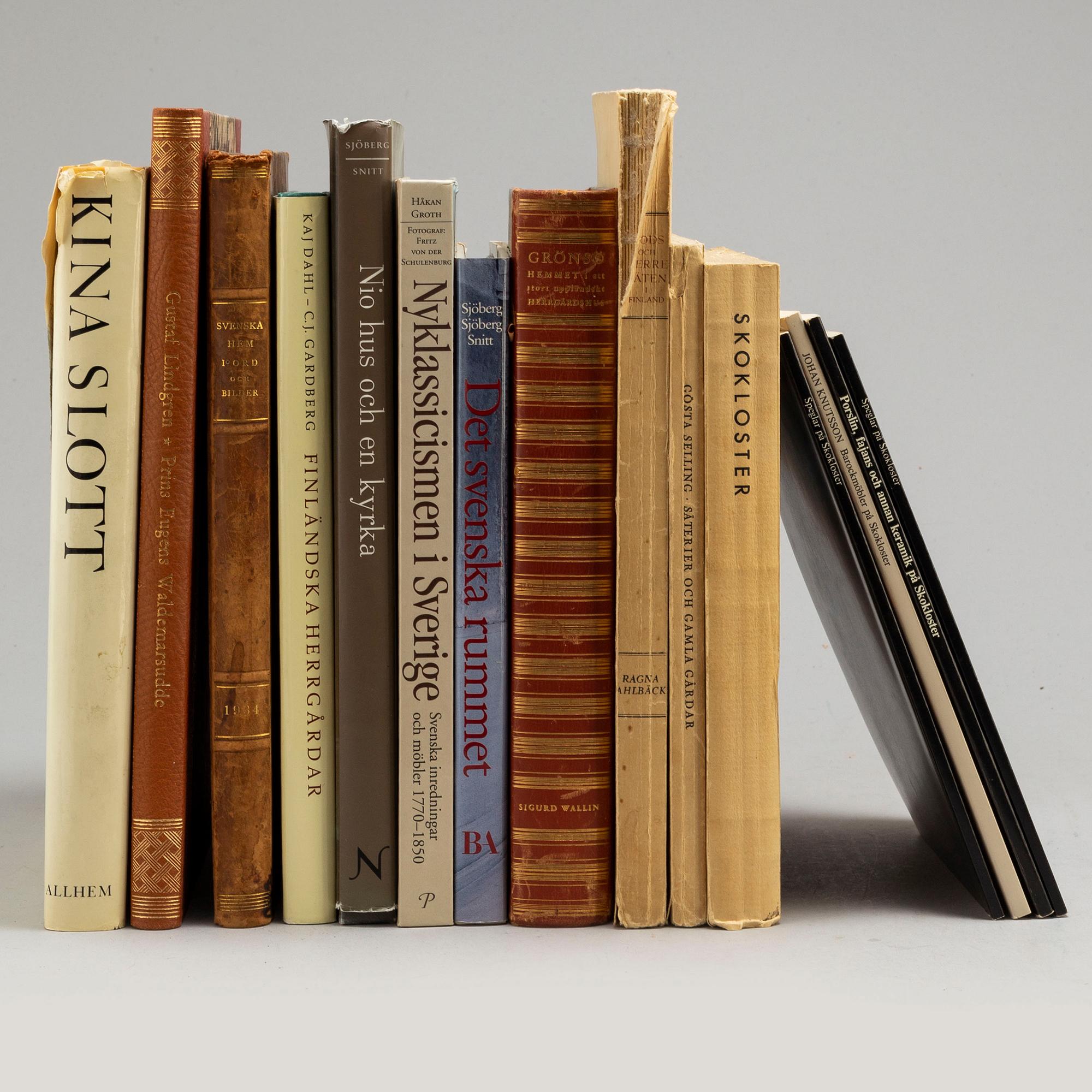 BÖCKER, 14 vol,  Arkitektur/Byggnadshistoria.