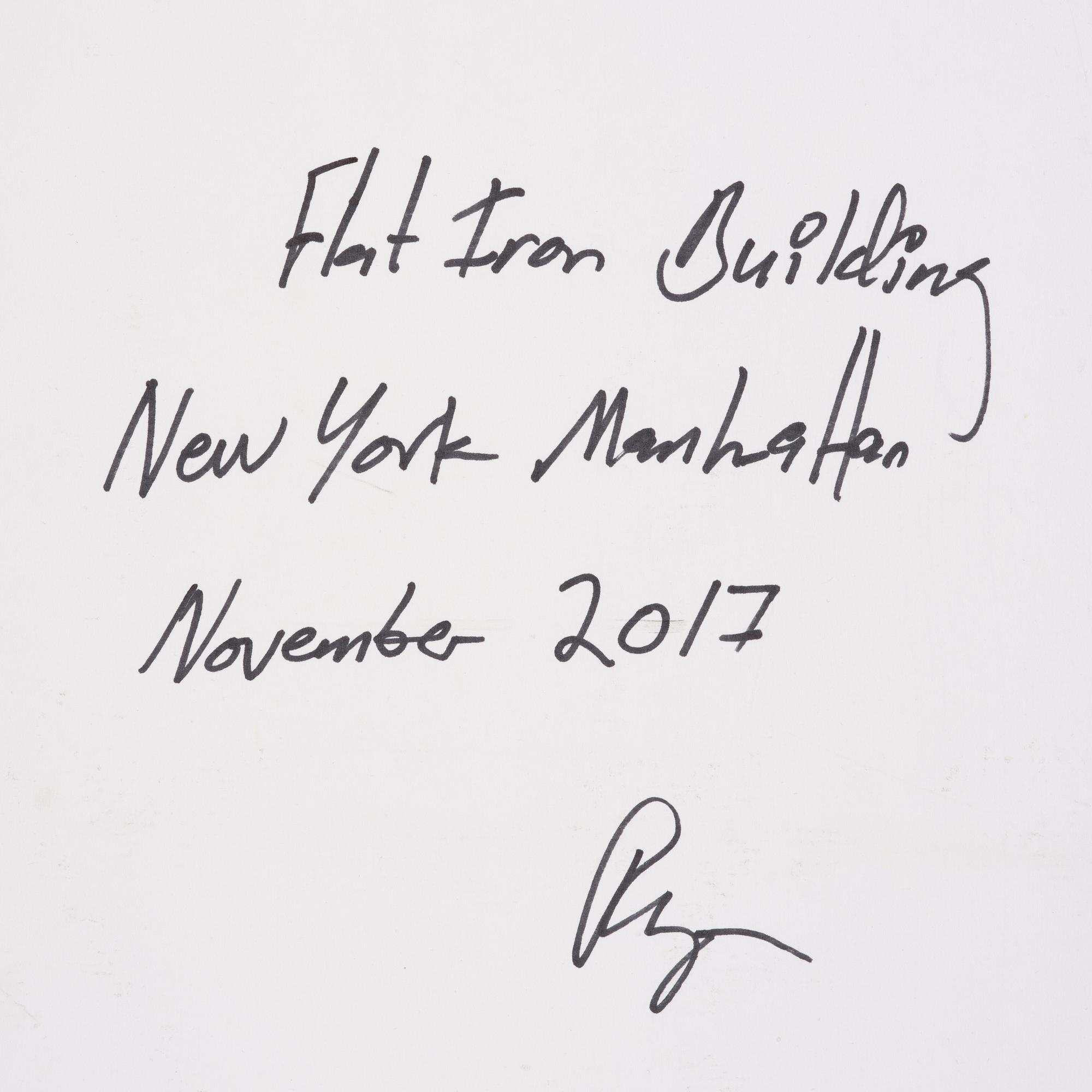 Richard Ryan, "Flat Iron Building", 2017.