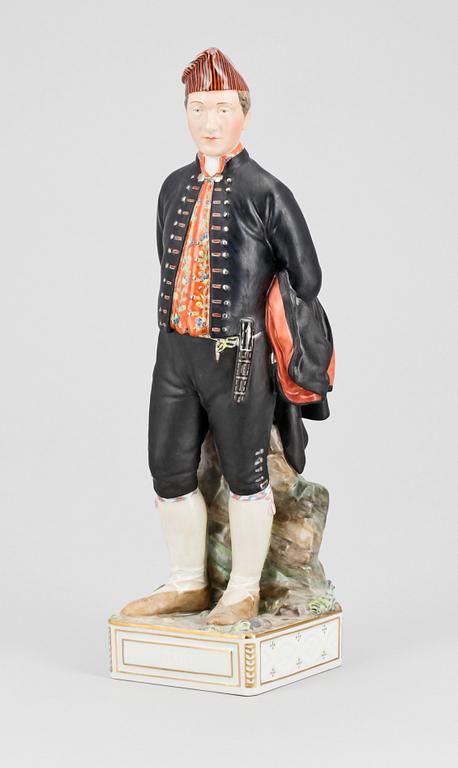 FIGURIN, porslin, Royal Copenhagen, Danmark.