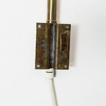 Vägglampor, ett par, Falkenbergs Belysning, 1900-talets andra hälft.