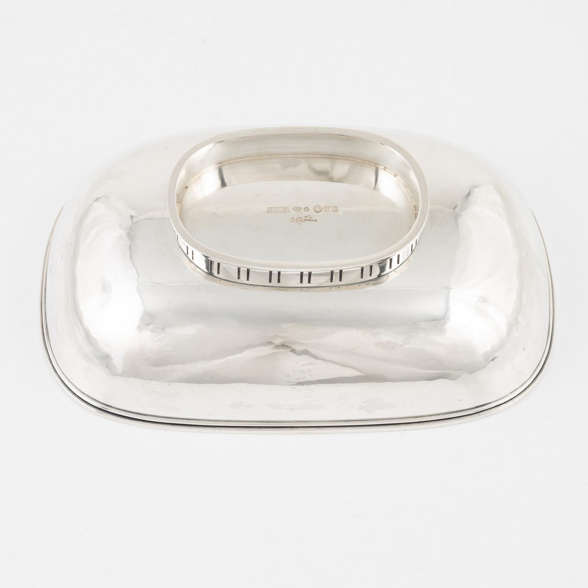 Eric Råström, a silver bowl, Stockholm, 1945.