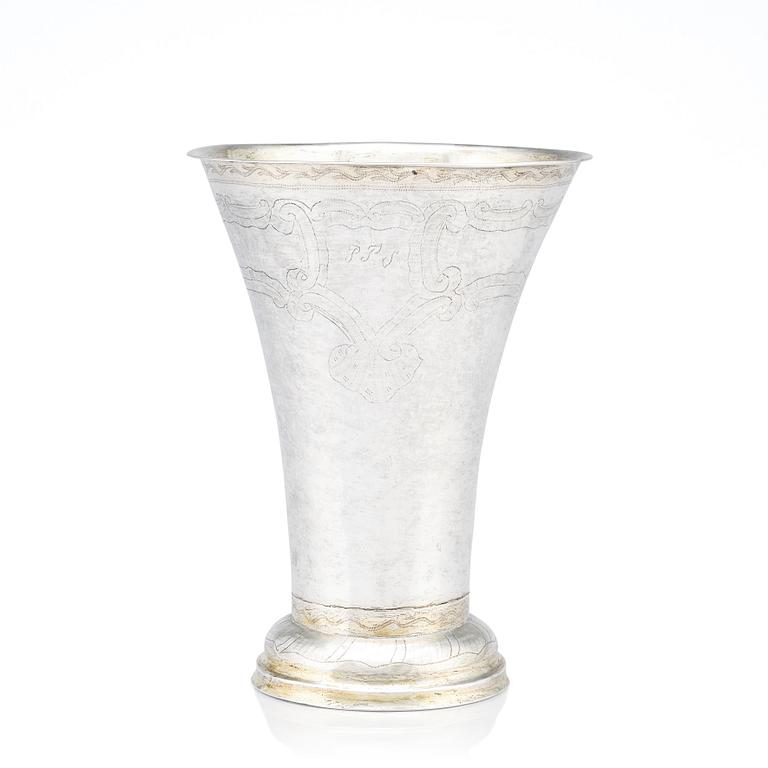 Johan Leffler, bägare, silver, Falun 1809.
